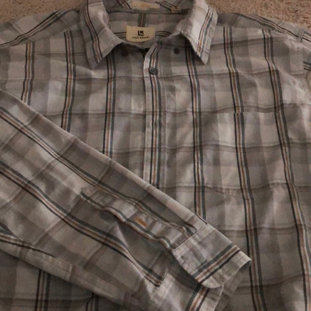 Life Khaki button down
